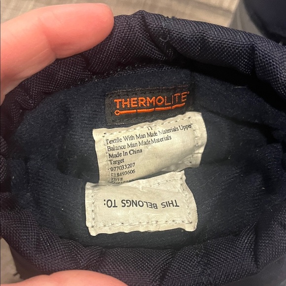 Target Kids Snow Boots - Gray and Blue - Picture 2 of 3